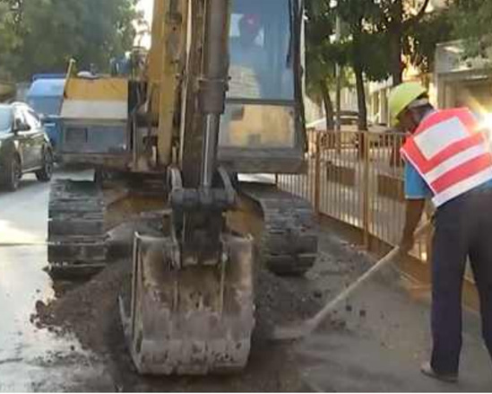 龙城街道嶂背大社区嶂背大道排水整治工程